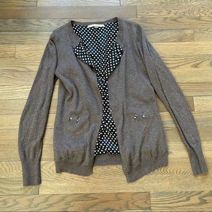Marc Jacobs medium size 6 brown black white cardi